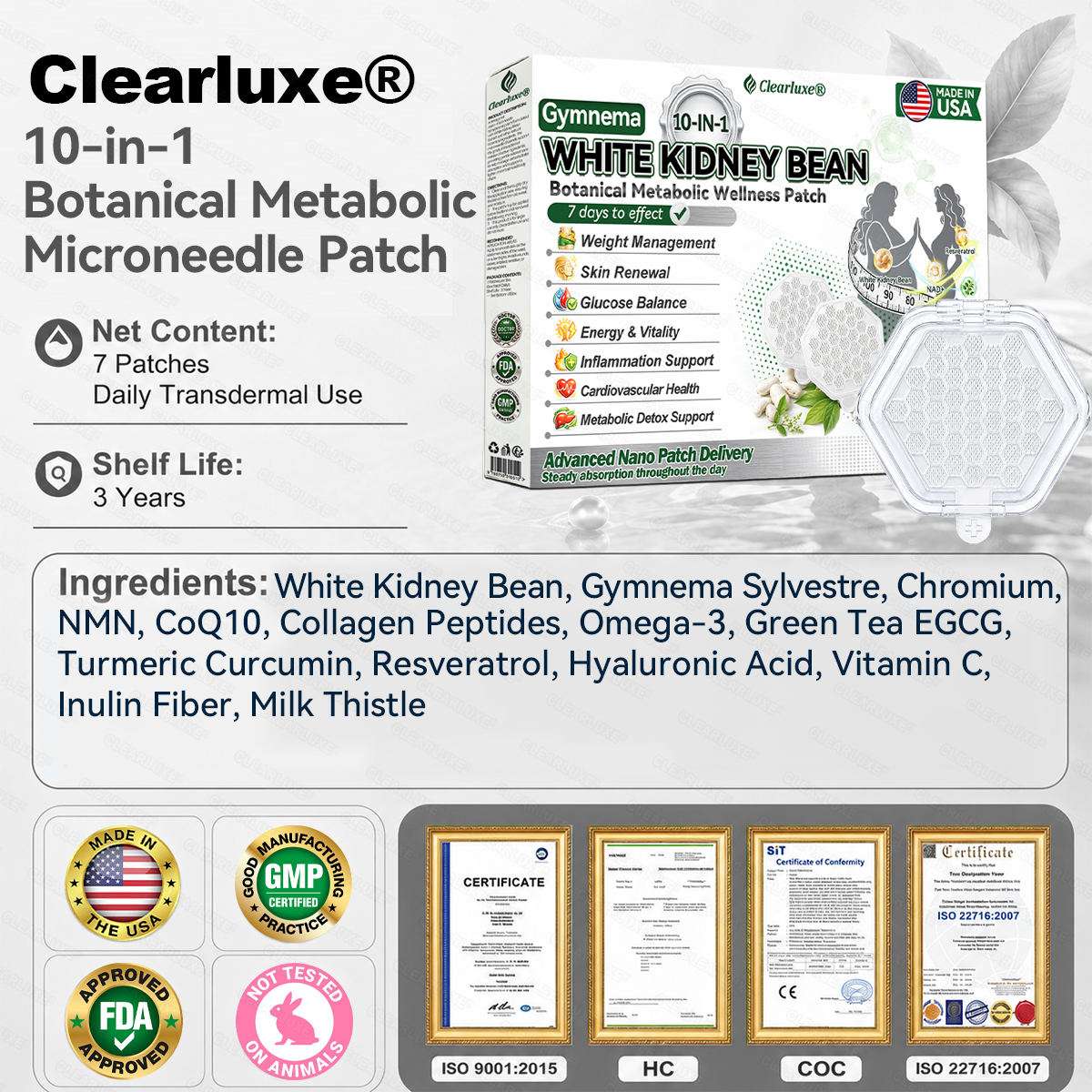 𝐌𝐚𝐝𝐞 𝐢𝐧 𝐔𝐒𝐀👨‍⚕️🛡️𝐂𝐥𝐞𝐚𝒓𝒍𝒖𝙭𝐞®𝟏𝟎-𝐢𝐧-𝟏 𝐁𝐨𝐭𝐚𝐧𝐢𝐜𝐚𝐥 𝐌𝐞𝐭𝐚𝐛𝐨𝐥𝐢𝐜 𝗠𝗶𝗰𝗿𝗼𝗻𝗲𝗲𝗱𝗹𝗲 𝗣𝗮𝘁𝗰𝗵