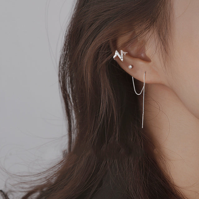 1PC New Fashion Gold Color Moon Star Clip Earrings Ear Cuff